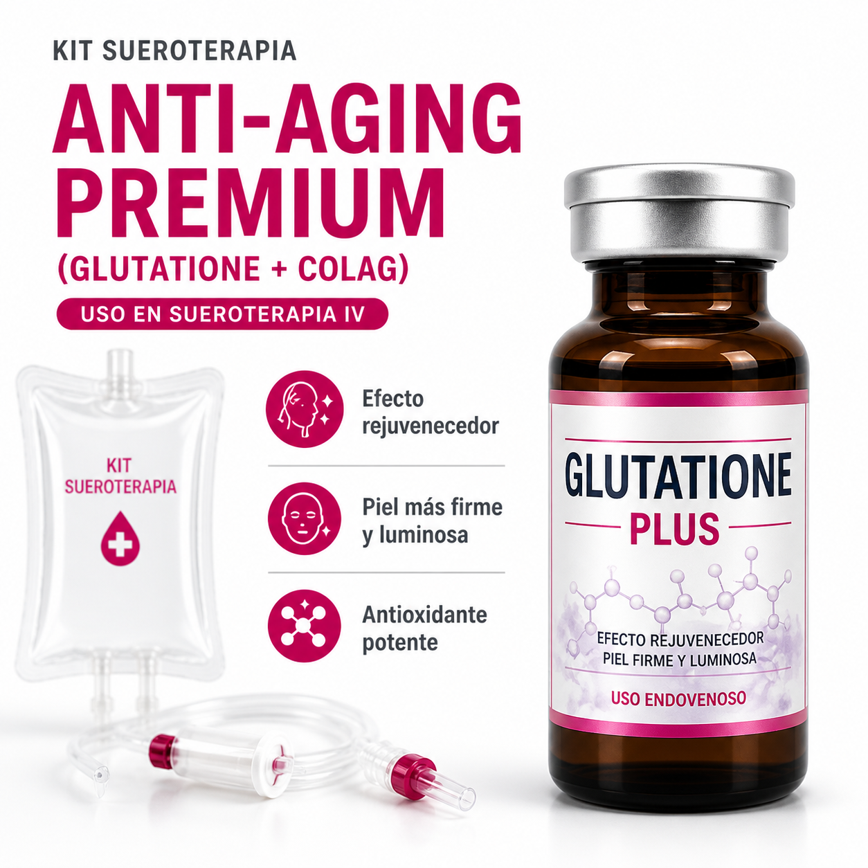Kit de Sueroterapia Anti-Aging Premium